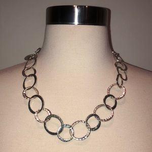 Adjustable Silver Link Necklace